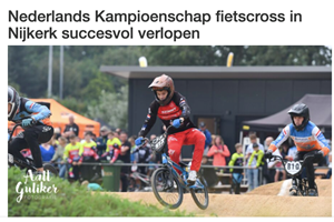 NK fietscross in Nijkerk succesvol verlopen