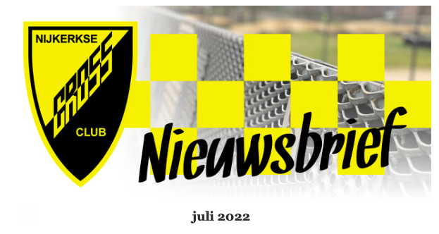 Nieuwsbrief Juli 2022 is verzonden